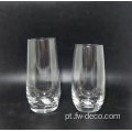 Gravou Collins Wine Glasses Cup com logotipo